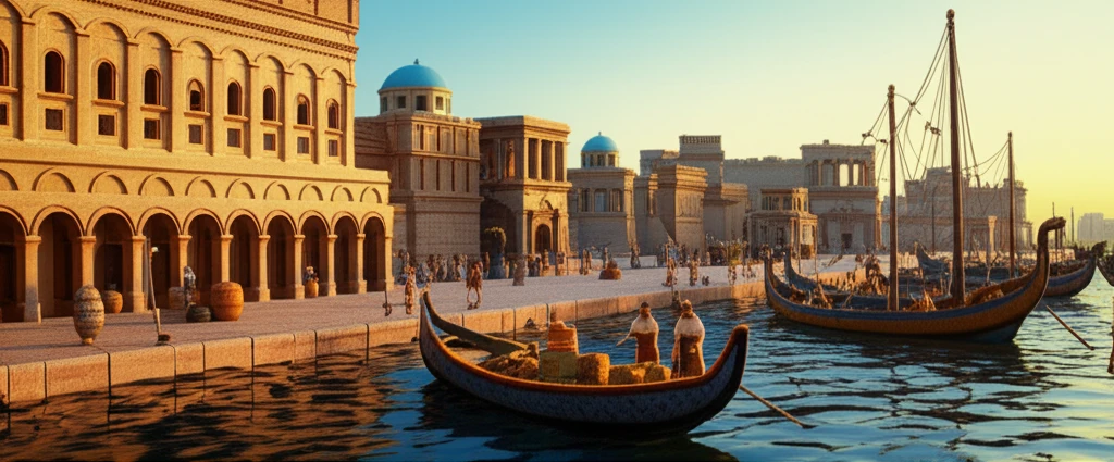 고대 지중해 항로 지도