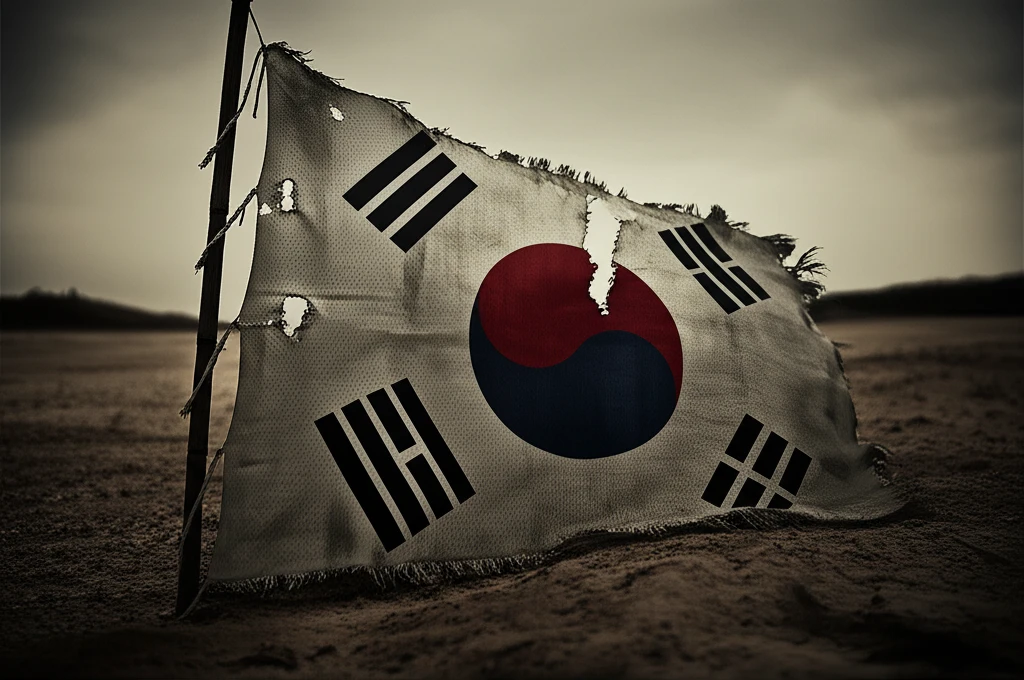 청일전쟁 당시 일본군과 청군이 대치하는 모습